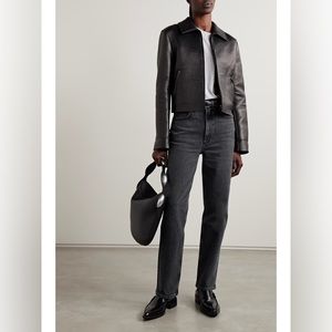 AGOLDE Stovepipe high-rise straight-leg organic jeans